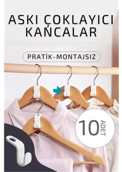 Askı Çoklayıcı Kanca 10 Adet