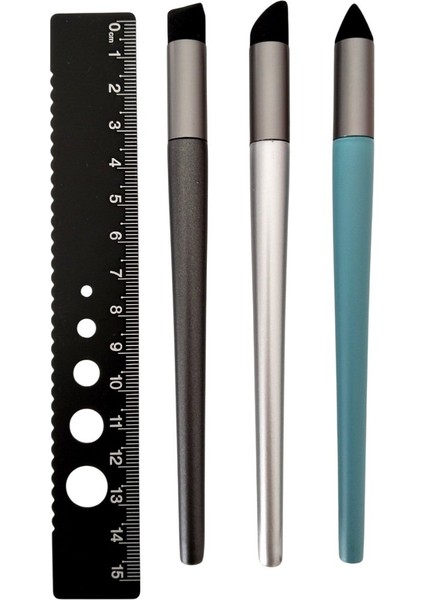 Sünger Vurgulayıcı, Detay Gölgeleme, Kara Kalem Silgi, Pastel Tonlama, Yıkanabilir-Set 3'lü modelleri