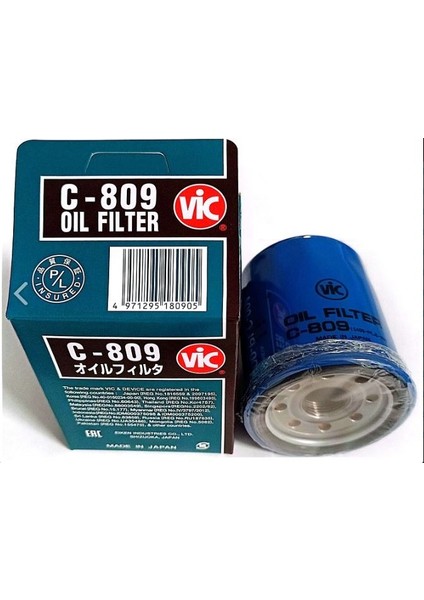 Vıc C 809 Benzinli Honda Yağ Filtresi