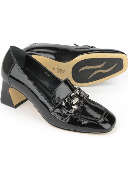 , Kadın Hakiki Deri Ayakkabı 1531030Z2549 Siyah fırsatları