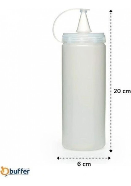 Şeffaf Kapaklı Sızdırmaz Yağlık Sosluk Şişesi Plastik Yağdanlık 400 ml AP-9028 fırsatları