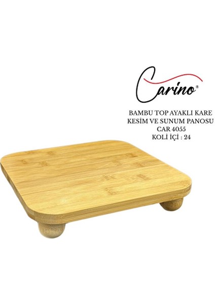 Bambu Top Ayaklı Kare Sunum ve Kesim Panosu fiyatları