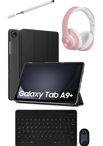Galaxy Tab A9 Plus 8 256 GB 11 Inç 1920 x 1200 Tablet Tablet+Kılıf+Kalem+Klavye+Mouse+wıreless kulaklık