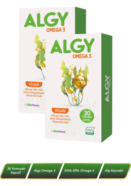 2 Kutu Omega 3 (Yüksek Dha)
