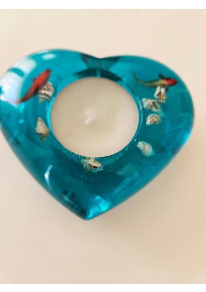 Deniz Temalı Epoxy Mumluk