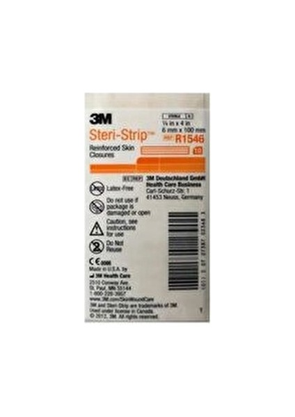 Steri-Strip Dikiş Bandı 6mm x 100MM R1546 1 Poşet Steri-Strip fiyatları
