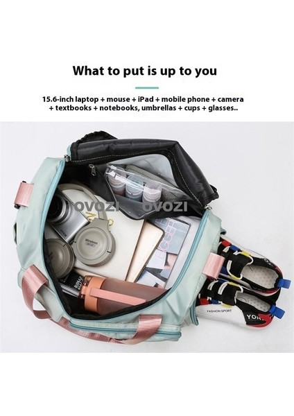 Ovozı 50*28*21CM Unisex Büyük Kapasiteli Spor Spor Çantası Seyahat Çantası (Yurt Dışından) modelleri