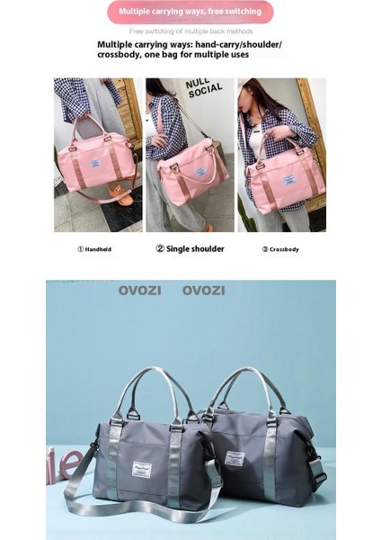 Ovozı 48*30*16CM Unisex Büyük Kapasiteli Spor Spor Çantası Seyahat Çantası (Yurt Dışından) fırsatları