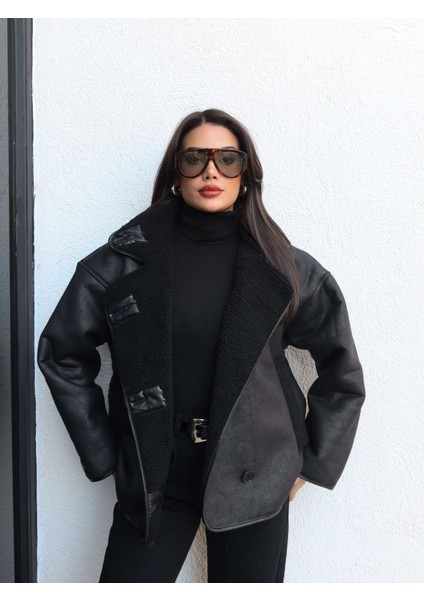 Siyah Düğmeli Süet Ceket fiyatları