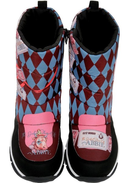 Kadın Vegan Çok Renkli Kar Botu - Abbie Tasarım fiyatları