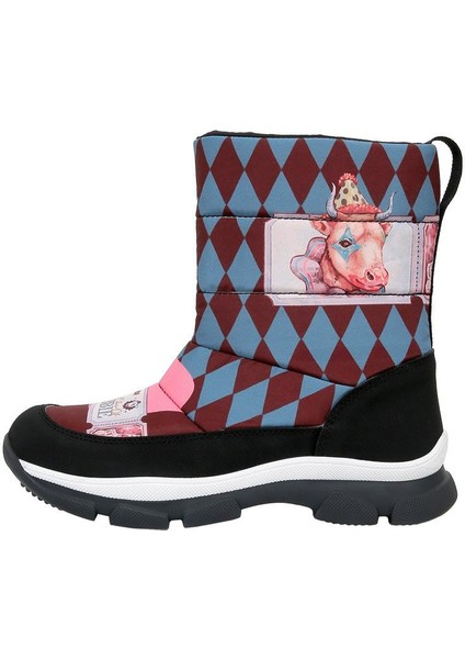 Kadın Vegan Çok Renkli Kar Botu - Abbie Tasarım modelleri