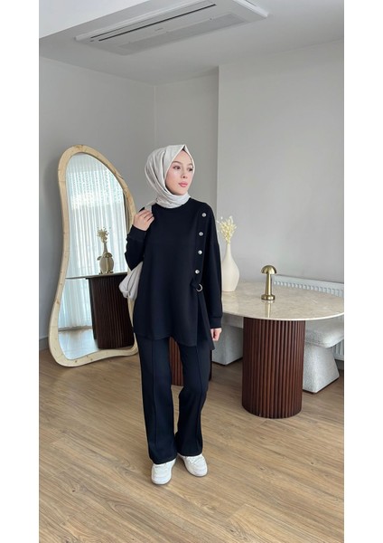 Çıt Çıt Detaylı Oysho Takım-Siyah fırsatları