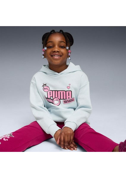 Hello Kitty&friends Graphic Çocuk Mavi Sweatshirt