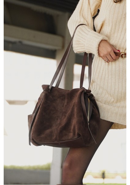 Kadın Hakiki Deri Shopper El ve Omuz Çantası Yorita fırsatları