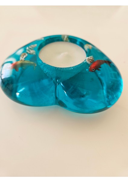 Deniz Temalı Epoxy Mumluk