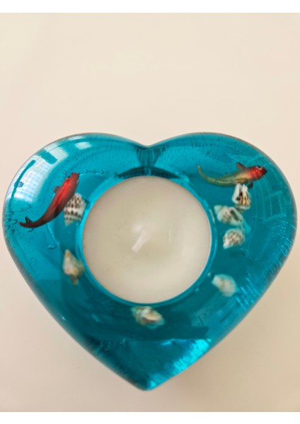Deniz Temalı Epoxy Mumluk