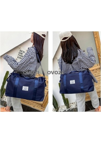 Ovozı 48*30*16CM Unisex Büyük Kapasiteli Spor Spor Çantası Seyahat Çantası (Yurt Dışından) indirimleri