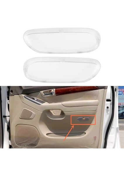 Toyota Prado LC120 LC100 Lexus ES300 LX470 GX470 Araç Kapısı Işık Hoş Geldiniz Lamba Kapağı 81310-33010 81230-33010 (Yurt Dışından) fırsatları