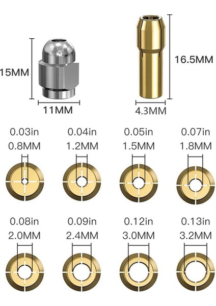 28 Parçalı Matkap Chuck Kiti Elektrikli Taşlama Parçaları Değiştirme 4486 Matkap Anahtarsız Matkap Tutma Kolu Döner Aracı (Yurt Dışından) fiyatları