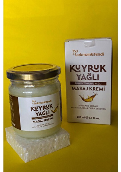 Masaj Kremi 200 ml Shea Yağı ve Vitamin E Takviyesi ile Zenginleştirilmiş
