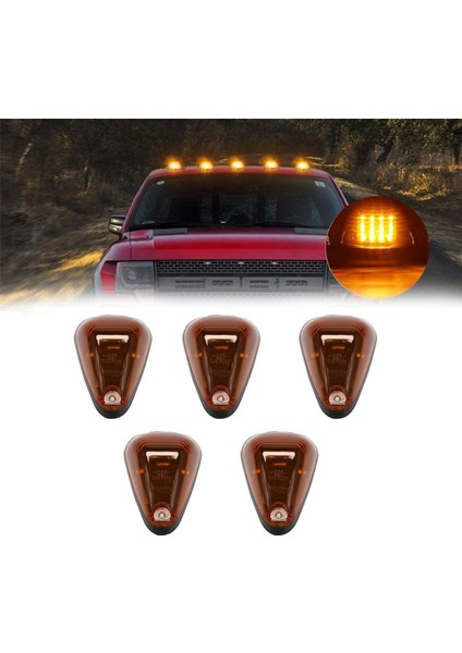 10 Packs Kabin Markeri Işık Amber Lens Çatı Çalışma Işık/ford F150 F250 F350 F450 F550 F65 E150 1999-2016 (Yurt Dışından) fiyatları