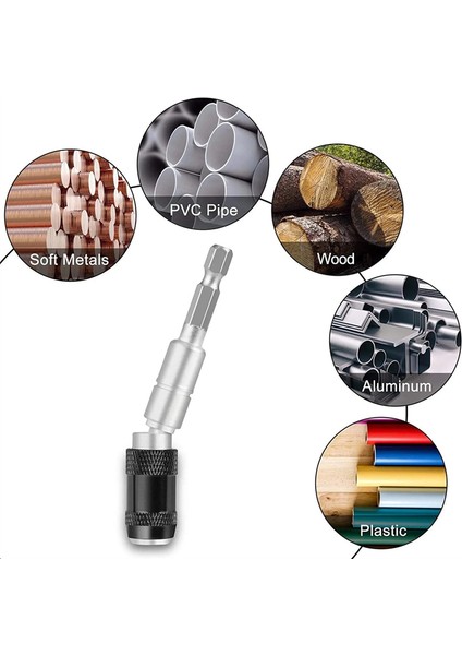 3pcs Manyetik Pivot Matkap Bit Tutucu Manyetik Dönen Bit Uç Tutucu Hızlı Serbest Bırakma Esnek Tornavida Bit Tutucu D (Yurt Dışından) indirimleri