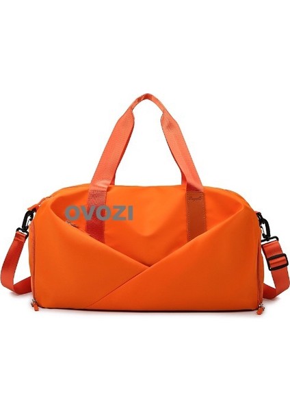 Ovozı 46*27*27CM Unisex Büyük Kapasiteli Spor Spor Çantası Seyahat Çantası (Yurt Dışından)