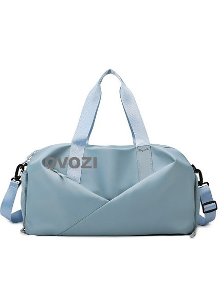 Ovozı 46*27*27CM Unisex Büyük Kapasiteli Spor Spor Çantası Seyahat Çantası (Yurt Dışından)