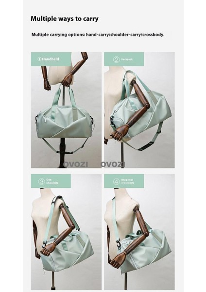 Ovozı 46*27*27CM Unisex Büyük Kapasiteli Spor Spor Çantası Seyahat Çantası (Yurt Dışından) fırsatları