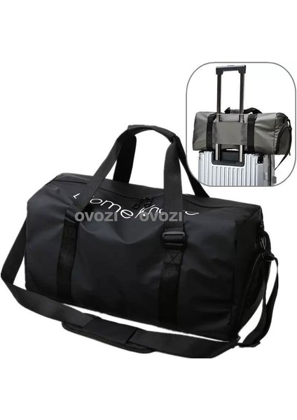 Ovozı Unisex Büyük Kapasiteli Spor Spor Çantası Seyahat Çantası (Yurt Dışından)