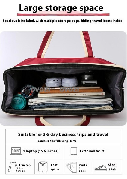 Ovozı Unisex Büyük Kapasiteli Spor Spor Çantası Seyahat Çantası (Yurt Dışından) indirimleri