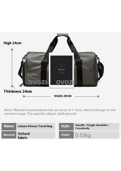 Ovozı Unisex Büyük Kapasiteli Spor Spor Çantası Seyahat Çantası (Yurt Dışından) fırsatları