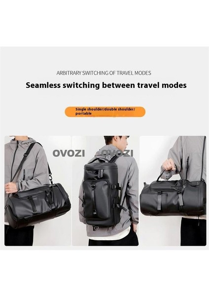 Ovozı Unisex Büyük Kapasiteli Spor Spor Çantası Seyahat Çantası (Yurt Dışından) indirimleri