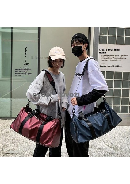 Ovozı Unisex Büyük Kapasiteli Spor Spor Çantası Seyahat Çantası (Yurt Dışından) modelleri
