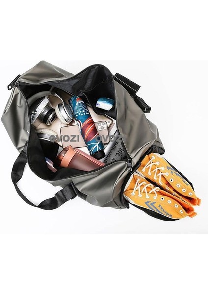 Ovozı Unisex Büyük Kapasiteli Spor Spor Çantası Seyahat Çantası (Yurt Dışından) indirimleri