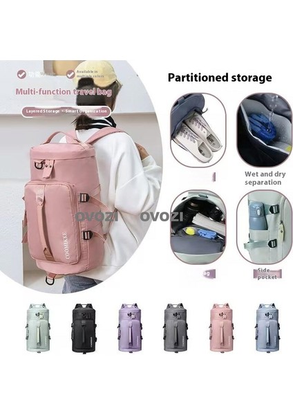 Ovozı Unisex Büyük Kapasiteli Spor Spor Çantası Seyahat Çantası (Yurt Dışından) indirimleri