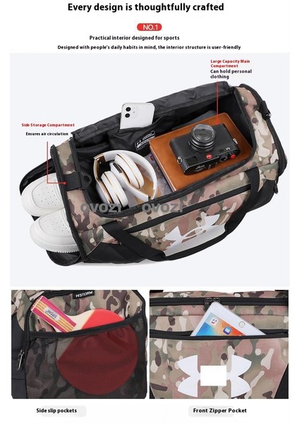 Ovozı Unisex Büyük Kapasiteli Spor Spor Çantası Seyahat Çantası (Yurt Dışından) fiyatları