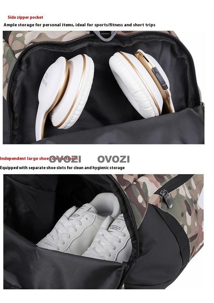 Ovozı Unisex Büyük Kapasiteli Spor Spor Çantası Seyahat Çantası (Yurt Dışından) indirimleri