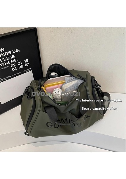 Ovozı Unisex Büyük Kapasiteli Spor Spor Çantası Seyahat Çantası (Yurt Dışından) indirimleri