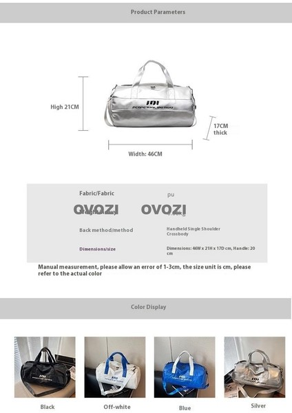 Ovozı Unisex Büyük Kapasiteli Spor Spor Çantası Seyahat Çantası (Yurt Dışından) modelleri