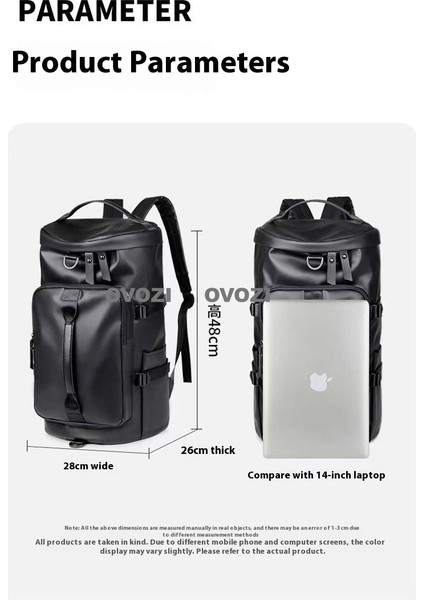 Ovozı Unisex Büyük Kapasiteli Spor Spor Çantası Seyahat Çantası (Yurt Dışından) fırsatları