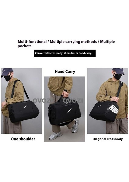 Ovozı Unisex Büyük Kapasiteli Spor Spor Çantası Seyahat Çantası (Yurt Dışından) fırsatları
