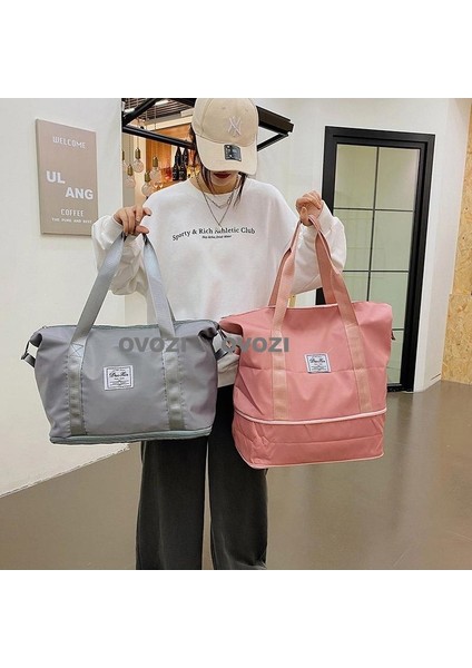 Ovozı Unisex Büyük Kapasiteli Spor Spor Çantası Seyahat Çantası (Yurt Dışından) indirimleri