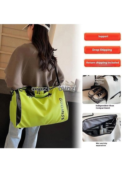 Ovozı Unisex Büyük Kapasiteli Spor Spor Çantası Seyahat Çantası (Yurt Dışından) fiyatları