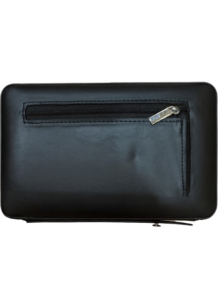 Pq Çakmak Kesicili Xl Siyah Deri Puro Taşıma Çantası & Seyahat Humidoru