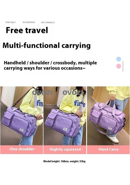 Ovozı Unisex Büyük Kapasiteli Spor Spor Çantası Seyahat Çantası (Yurt Dışından) modelleri
