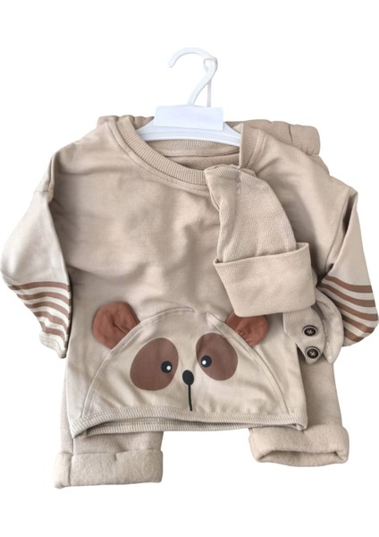 Laura Baby Erkek Bebek/çocuk Alt Üst Şapkalı Takım fırsatları