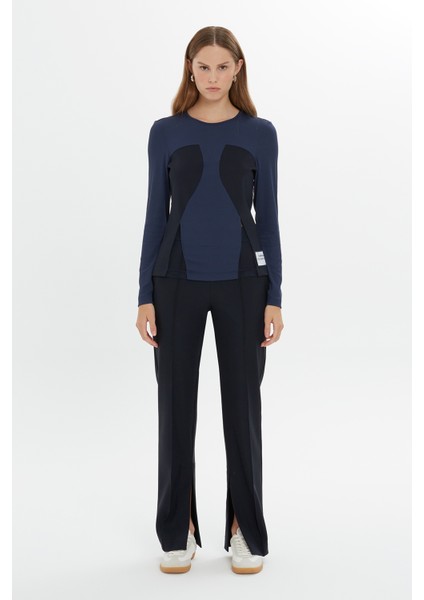 Bisiklet Yaka Triko Bluz