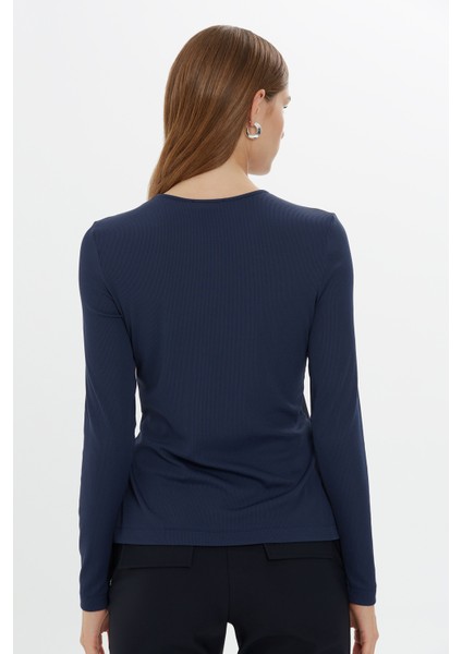 Bisiklet Yaka Triko Bluz fırsatları