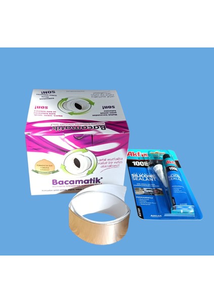 Bacamatik Baca Klepesi + Silikon ve Folyo Bant Seti